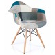 Furmod Židle Patchwork XL Style Blue