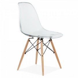 James DSW Style Transparent Chair "New Edition"