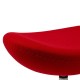 Ottomaanse replica van de Egg Chair in kasjmier door ontwerper Arne Jacobsen