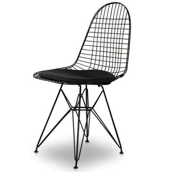 Inspiration Eames Wire DKR stol med kudde