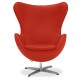 Replica lederen Egg Chair van ontwerper Arne Jacobsen