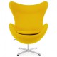 Replica Egg Chair met voetensteun van ontwerper Arne Jacobsen