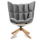Replika fotela Design Husk Fotel z podnóżkiem autorstwa wspaniałej projektantki Patricii Urquiola