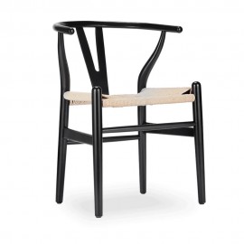 Replika židle Wishbone CH24 z barevného dřeva
