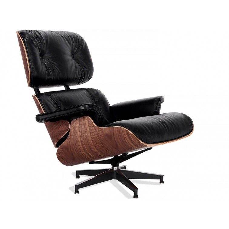 Ritueel Pessimistisch Bovenstaande Eames Lounge Chair Replica gemaakt van aniline leer - Moderne fauteuil