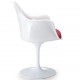 Replika židle Tulipán s rukama a polštářem