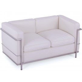 Inspiration Beckham 2-sits soffa i modern stil Aniline Leather