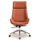 Kancelářská židle Nordic Highback z italské kůže