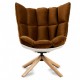 Replika fotela Design Husk Fotel z podnóżkiem autorstwa wspaniałej projektantki Patricii Urquiola