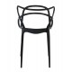 Moises Special Edition Stuhl aus satiniertem Kunststoff, geeignet für den Außenbereich
