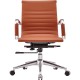 Krzesło biurowe Alu Lowback ze sztucznej skóry