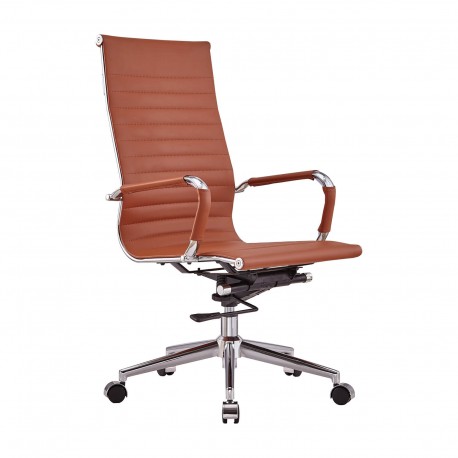 Kancelářská židle Alu Highback z umělé kůže