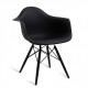 All Black XL stoel